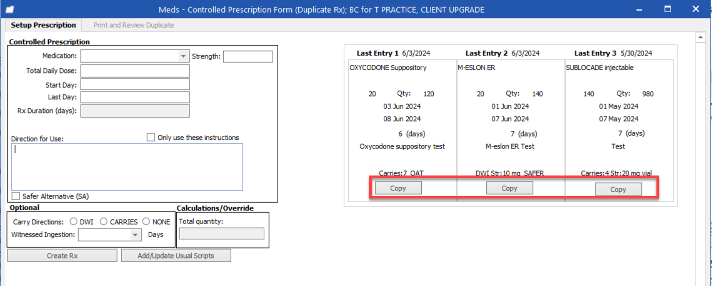 Create and Print a Controlled Prescription Form (Duplicate Rx ...